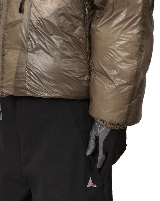 Roa Brown Synthetic Down Jacket Coats And Jackets for men