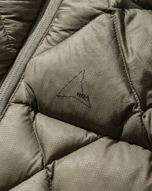 Roa Green Nuna 800 Fill Power Hooded Down Jacket Coats And Jackets