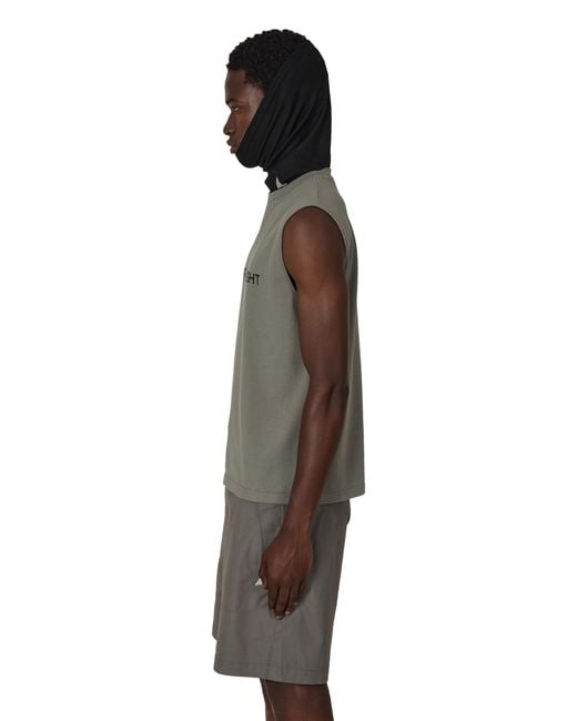 Roa Brown Warmth Sleeveless Tee T-Shirts for men