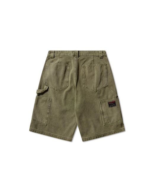 Roa Green Ash Canvas Shorts Pants for men