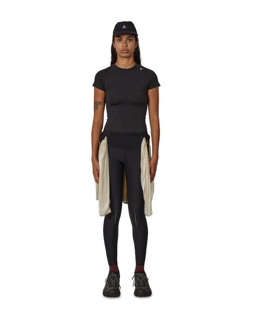 Roa Black Gator Compression Tights Bottoms