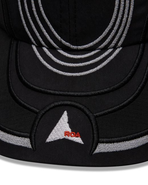 Roa Black X Eightlines Pursuit 6 Panel Cap Hats