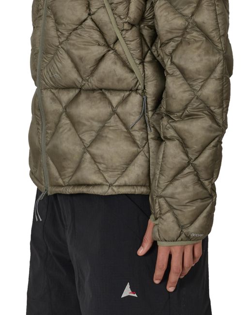 Roa Green Nuna 800 Fill Power Hooded Down Jacket Coats And Jackets
