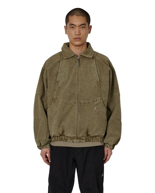 Roa Gray Ash Canvas Jacket Coats And Jackets for men