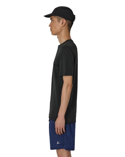 Roa Black Hivee Dryarn Lightweight Seamless T-Shirt T-Shirts for men