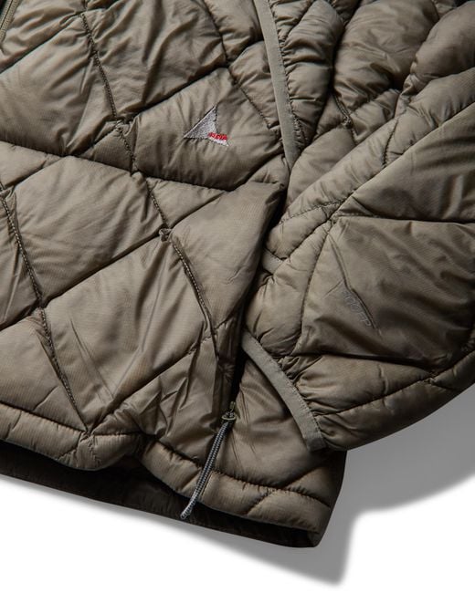 Roa Green Nuna 800 Fill Power Hooded Down Jacket Jackets
