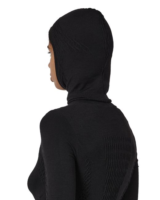 Roa Black Aune Merino 3D Seamless Top Knitwears