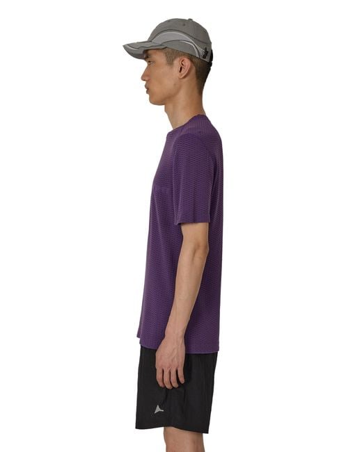 Roa Purple Hivee Dryarn Lightweight Seamless T-Shirt T-Shirts for men