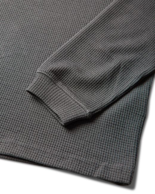 Roa Gray Altitude Waffle Long Sleeve Tops for men
