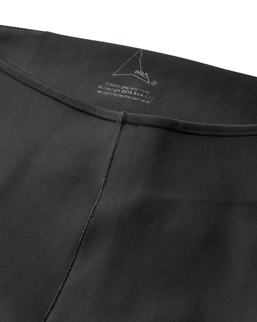 Roa Black Tenna Compression Flared Leggings Bottoms