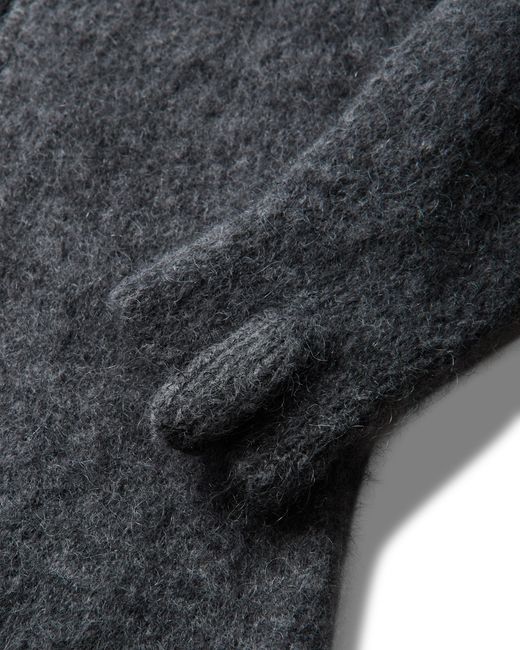 Roa Gray Tasna Mohair Zip Up Sweater Knitwears