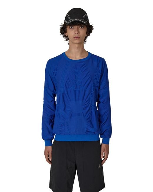 ROA Wama 3D Seamless Long Sleeve Sweatshirts in Blue for Men | Lyst