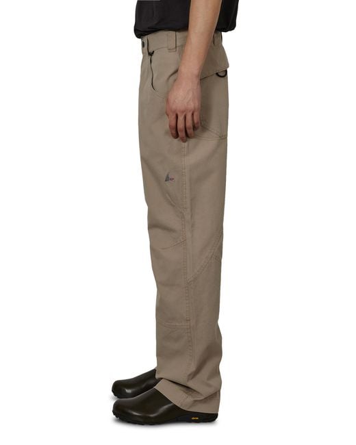 Roa Natural Crimp Shaped Cotton Pants Pants for men