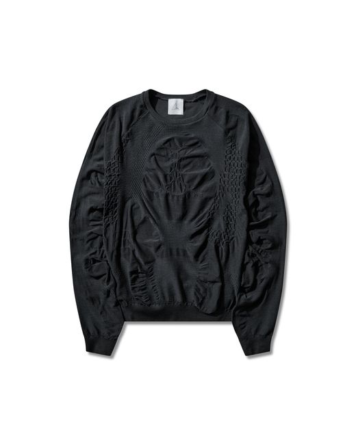 Roa Black Wama 3D Seamless Long Sleeve Sweatshirts for men