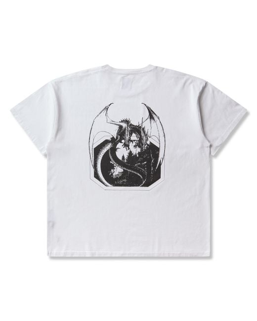 Roa White Dragon T-Shirt T-Shirts
