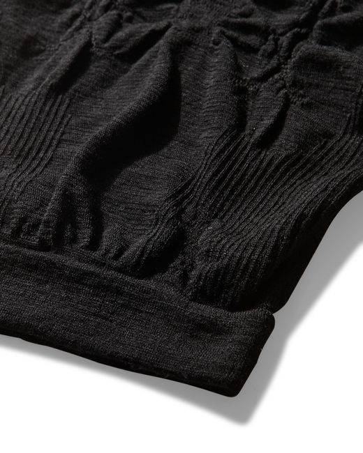 Roa Black Golm Merino 3D Seamless Neckwarmer Sweatshirts