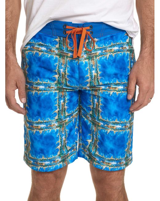 Robert Graham Mens Tongva Park Swim Trunk
