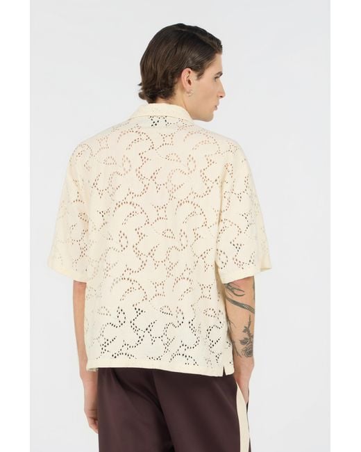 Roberto Cavalli Natural Ivory Tailored Shirt for men