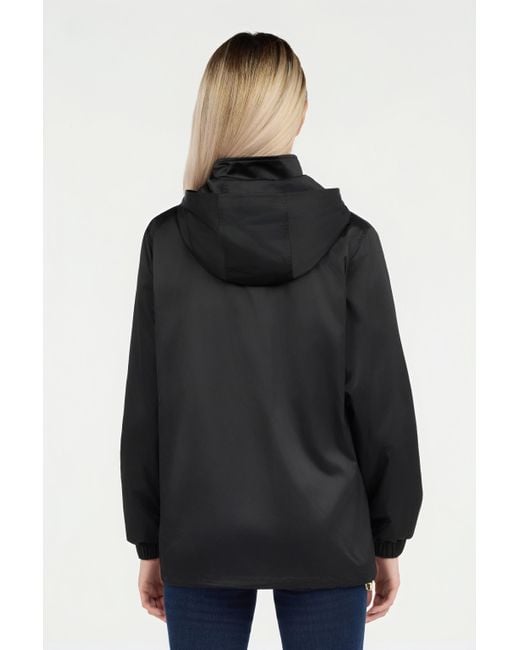 Chaqueta Negra Con Capucha Roberto Cavalli de color Black