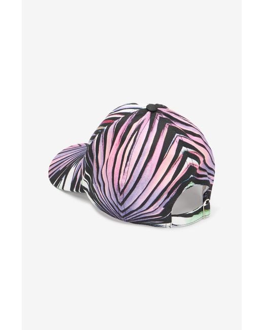 Roberto Cavalli Multicolor Ray Of Paradise Print Hat