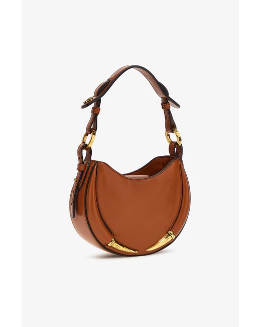 Roberto Cavalli Brown Fang Bag Shoulder Bag