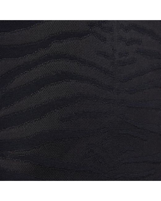 Roberto Cavalli Black Blazer Mit Einfarbigem Motiv Tiger Skin