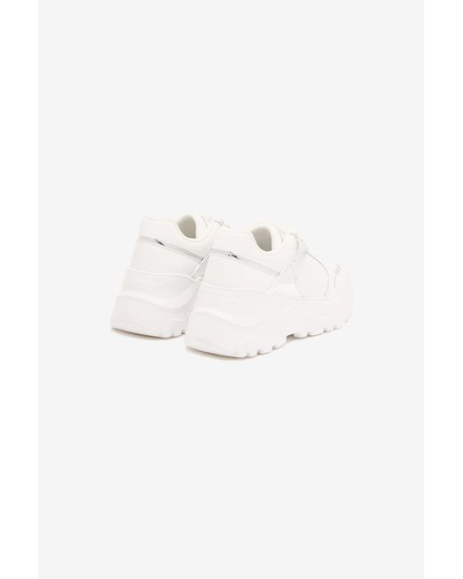 Sneakers Con Inserti Specchiati di Roberto Cavalli in White