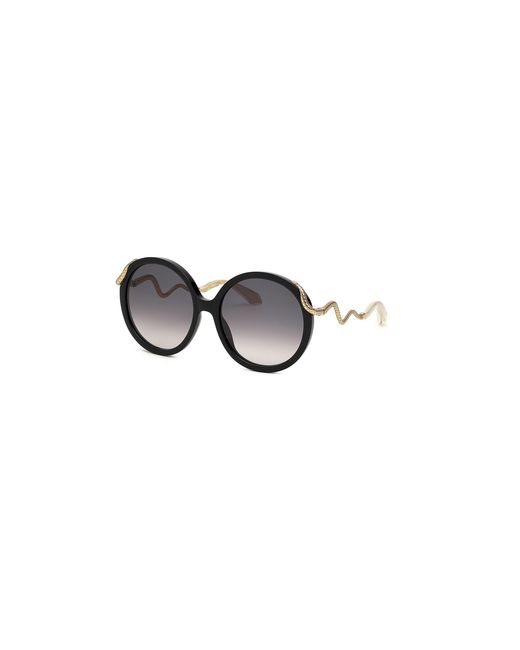 Roberto Cavalli Black Sunglasses Snake Collection