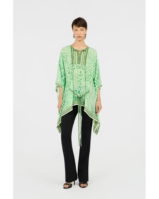 Roberto Cavalli Green Caftan