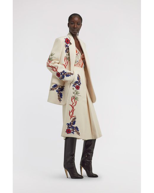 Roberto Cavalli White Printed Skirt
