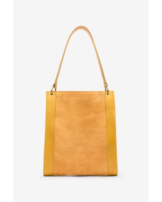 Roberto Cavalli Orange Shoulder Bag With Chain