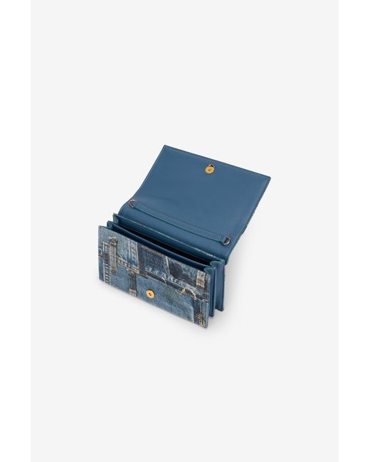 Shoulder Bag di Roberto Cavalli in Blue