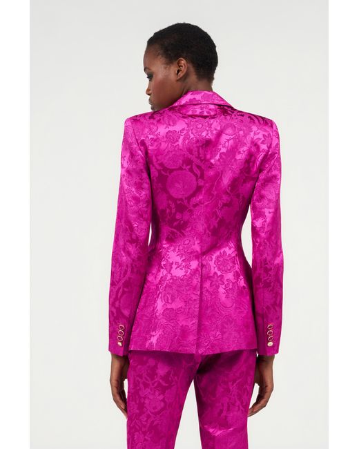 Roberto Cavalli Pink Single-Breasted Blazer