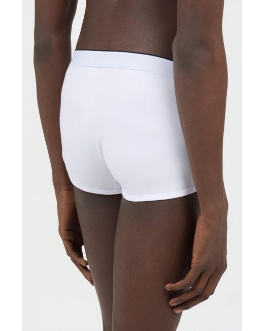 Roberto Cavalli White Cotton Boxers Bi-Pack for men