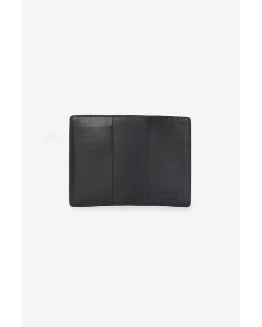 Roberto Cavalli Geldbörse Mit Dem Monogramm Mirror Snake Als All-Over-Muster in Black für Herren