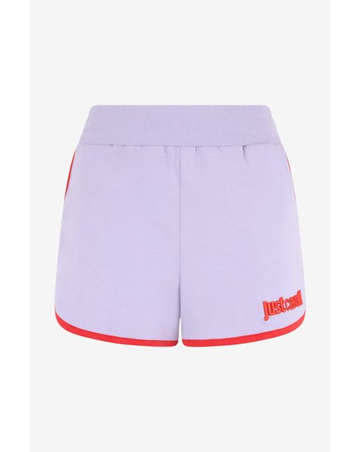 Roberto Cavalli Purple Shorts