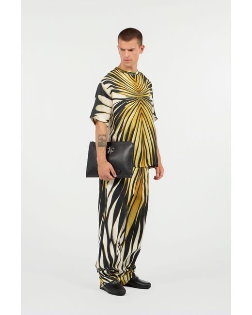 Roberto Cavalli Jeans Mit Ray Of-Print in White für Herren