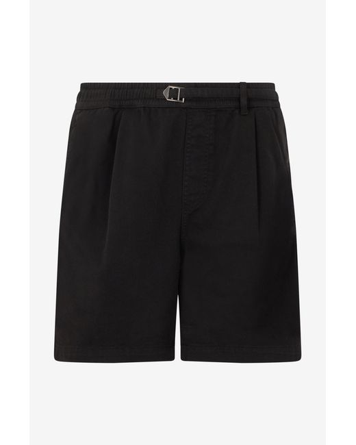 Roberto Cavalli Black Cotton Bermuda Shorts for men