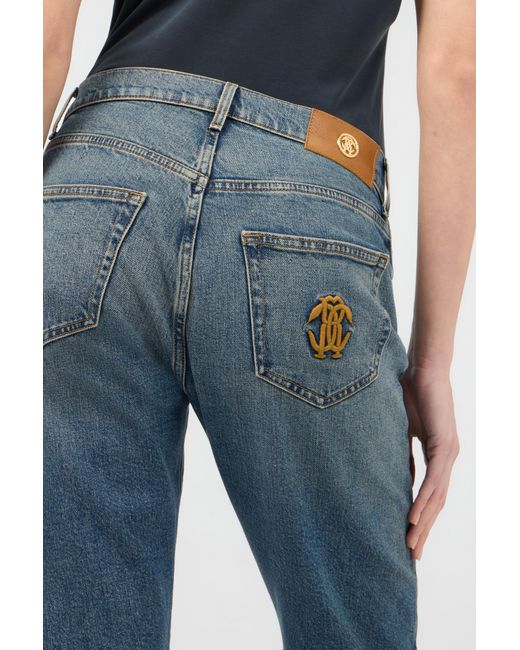 Roberto Cavalli Blue Denim Jeans