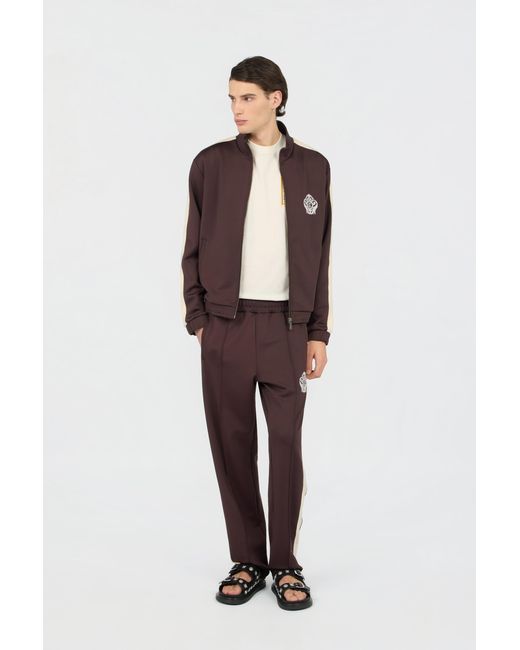Roberto Cavalli Purple Trousers for men
