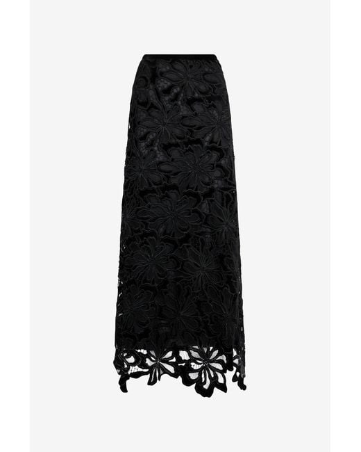 Gonna Lunga di Roberto Cavalli in Black