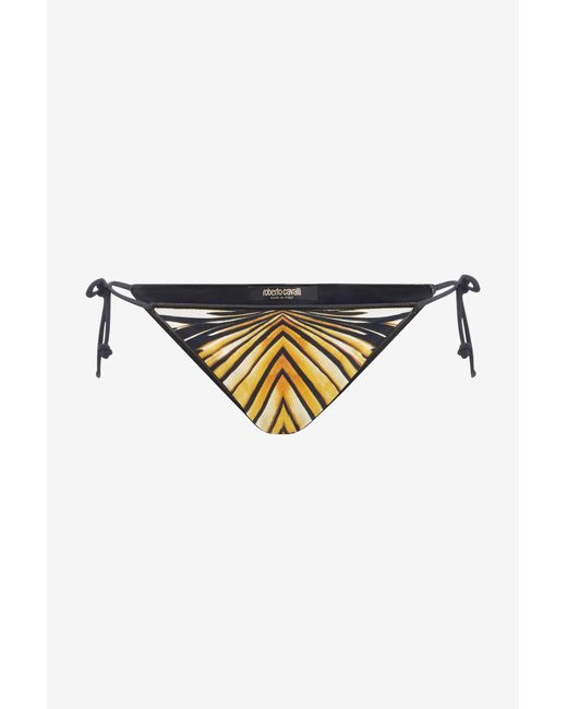 Roberto Cavalli Multicolor Ray Of Print Swimsuit Bikini Bottom