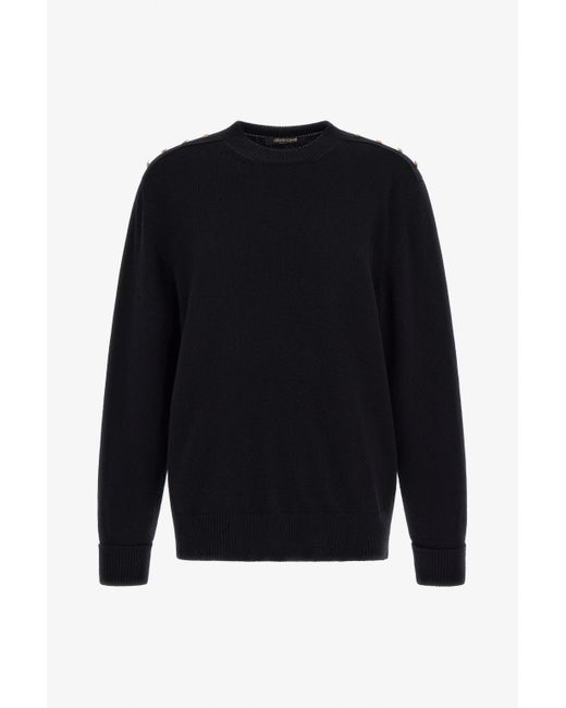 Maglione A Girocollo di Roberto Cavalli in Black
