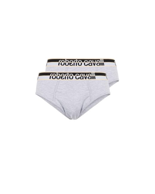 Roberto Cavalli Multicolor Logo Briefs for men