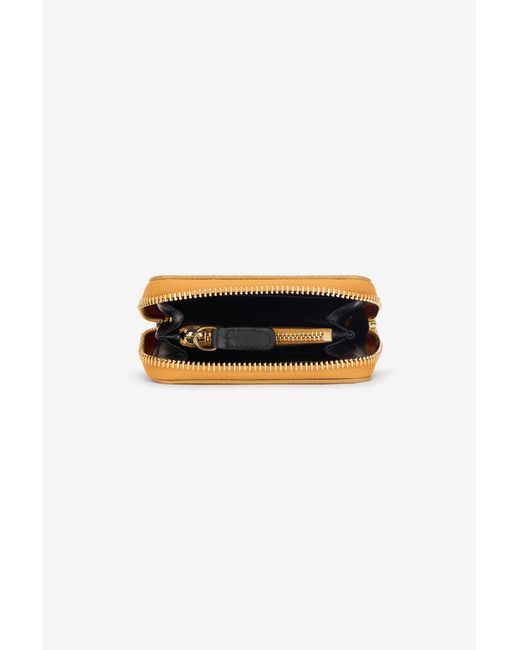 Roberto Cavalli Multicolor Small Ostrich-Effect Wallet