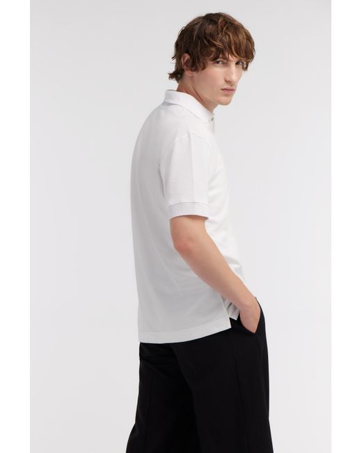 Roberto Cavalli White Polo With Monogram Rc for men