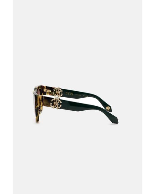 Roberto Cavalli Brown Sunglasses Monogram Collection