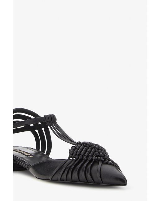 Roberto Cavalli Black Ballerina With Weave