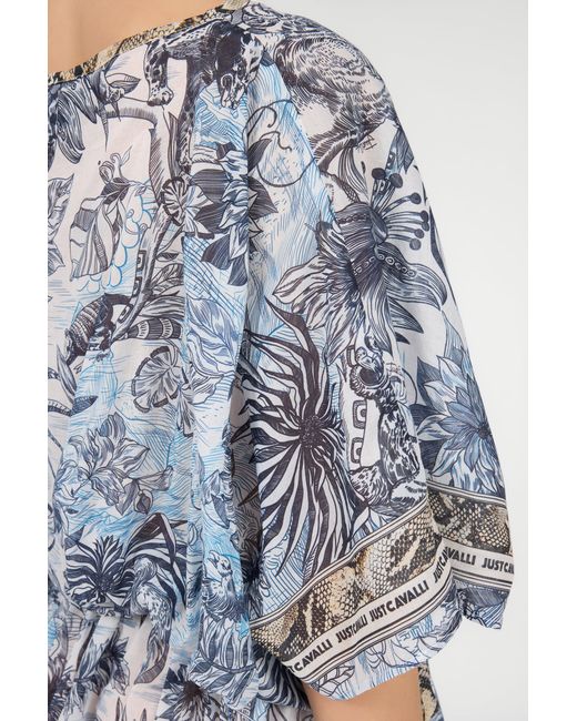 Roberto Cavalli Multicolor Mini Dress