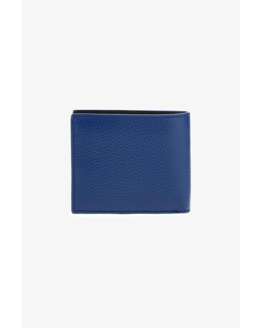 Portafoglio A Due Ante di Roberto Cavalli in Blue da Uomo